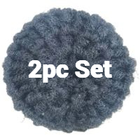 Black Scrubbie Set - 2pcs
