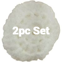 White Scrubbie Set - 2pcs