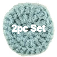 Light Gray Scrubbie Set - 2pcs